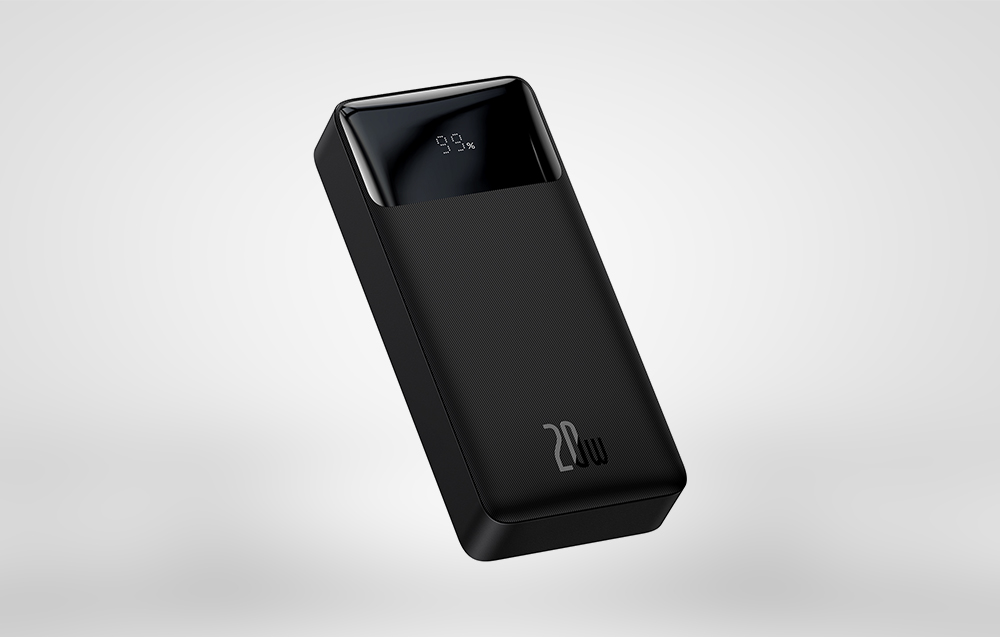 Baseus Bipow Digital Display 20W Power Bank 20000mAh - Negro