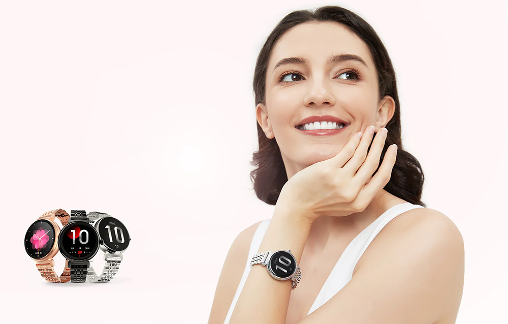 HiFuture Future Aura Smartwatch para mujer - Plata