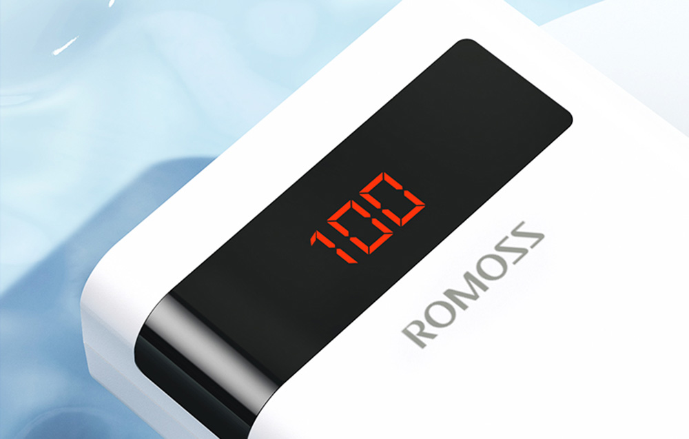 Romoss Sense6PS Pro 30W Power Bank 20000mAh - USB-C, 2x USB-A - Blanco