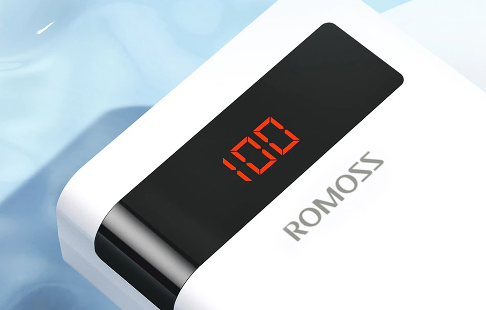 Romoss Sense 8PF Power Bank 30000mAh - 22.5W, PD, QC, FCP - Blanco