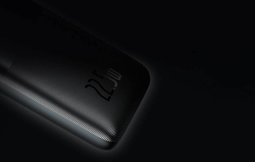Baseus Bipow Pro Digital Display Fast Charge Power Bank 10000mAh/22.5W - 2xUSB, USB-C - Negro