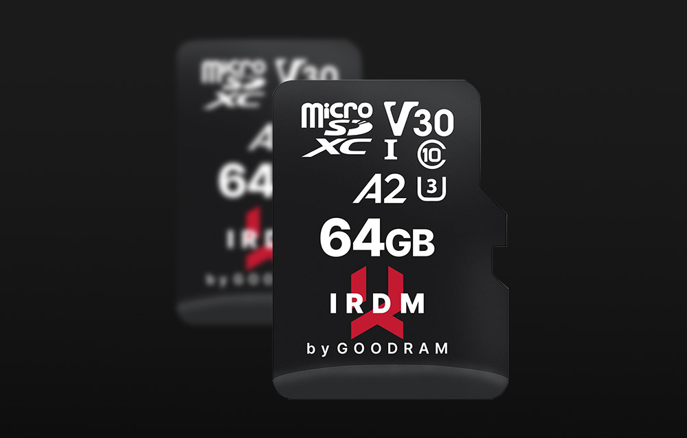 Tarjeta de memoria Goodram IRDM MicroSDXC Clase 10 UHS-I/U3 - 64GB