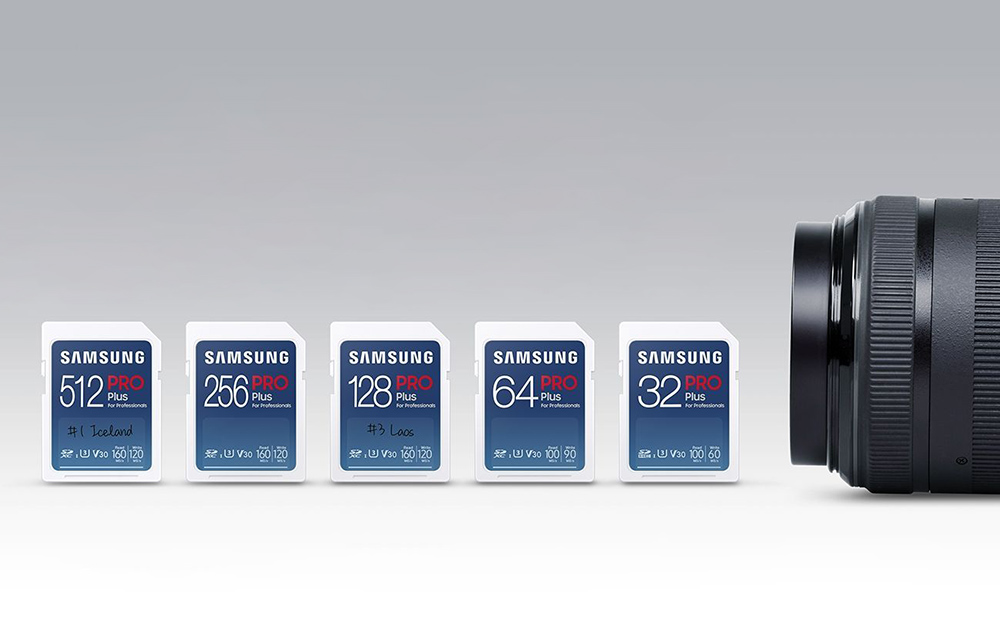 Tarjeta de memoria Samsung Pro Plus 2021 Full Size SDXC MB-SD256KB/WW - 256GB