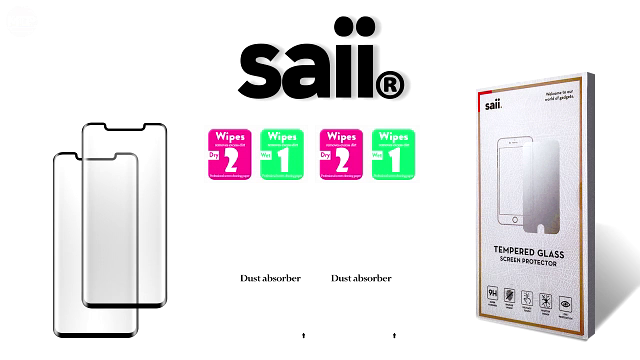 Protector de Pantalla Saii 3D Premium para iPhone 13 Mini - 2 Unidades