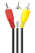 Adaptador y cable RCA